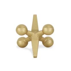 Statues & Figurines-Kirkland's Home Iron Jack Sculpture, 4 In. Gold