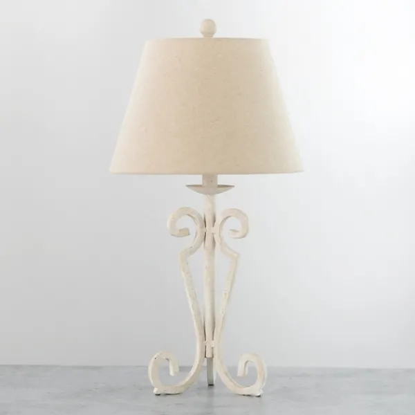 Table Lamps-Kirkland's Home Iron Taylor Table Lamp Ivory