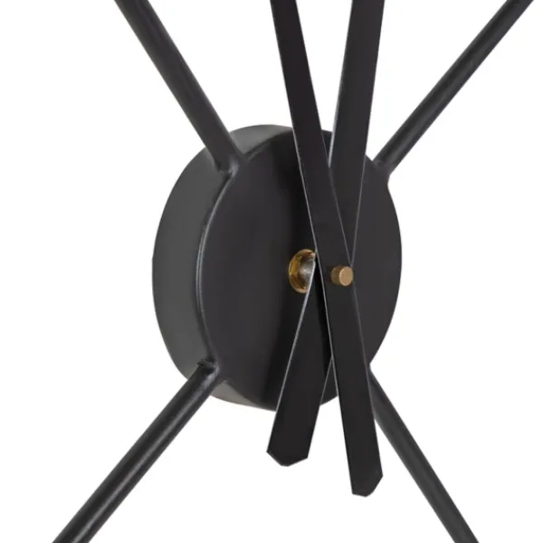 Clocks-Kirkland's Home Isaac Black Modern Wall Clock