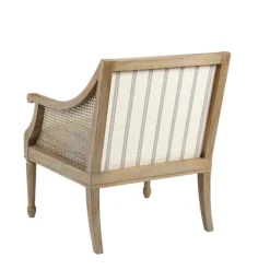 Accent Chairs-Kirkland's Home Isla Martha Stewart Accent Chair Ivory/Blue