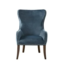 Accent Chairs-Kirkland's Home Ivey Button Tufted Accent Chair Blue