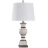 Table Lamps-Kirkland's Home Ivory And Gray Wood Grain Table Lamp Ivory/Gray