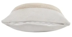 Pillows-Kirkland's Home Ivory Border Natural Close Woven Jute Pillow Ivory/Tan