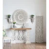 Shelves-Kirkland's Home Ivory Distressed Carved 2-Pc. Wall Shelf Set