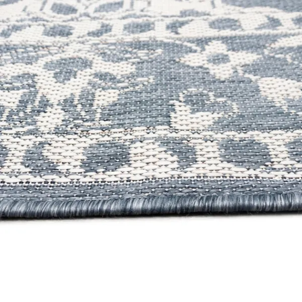 Outdoor Rugs-Kirkland's Home Ivy Indoor/Outdoor Area Rug, 4X7 Blue