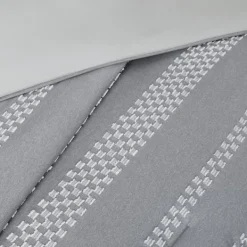 Comforters-Kirkland's Home Jacquard 5-Pc. California King Comforter Set Gray