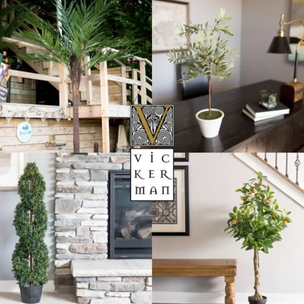 Trees & Topiaries-Kirkland's Home Japanese Bamboo Tree In Black Planter, 6 Ft.