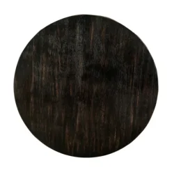 Coffee Tables-Kirkland's Home Jarrod Antique Wood Grain Shelf Coffee Table Black