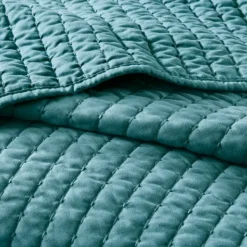 Bedspreads & Coverlets-Kirkland's Home Jaxson 3-Pc. Reversible King Coverlet Set Blue