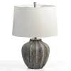 Table Lamps-Kirkland's Home Jaxson Stone Gray Table Lamp White