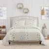 Quilts-Kirkland's Home Jessica Simpson Floral Endora Queen Quilt Set White