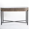Console Tables-Kirkland's Home Jodi Mango Wood Console Table Gray/Black