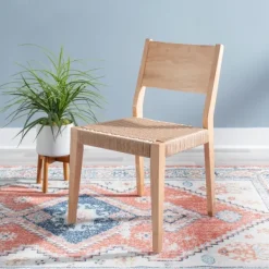 Dining Chairs-Kirkland's Home Judith Natural Woven Rope Dining Chairs, Set Of 2 Tan
