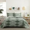 Quilts-Kirkland's Home Justina Blakeney Aisha Queen Quilt Set Green