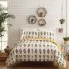 Quilts-Kirkland's Home Justina Blakeney Beaded 3-Pc. King Quilt Set Ivory/Gray/Yellow