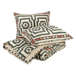 Quilts-Kirkland's Home Justina Blakeney Black Hypnotic Queen Quilt Set Black/White