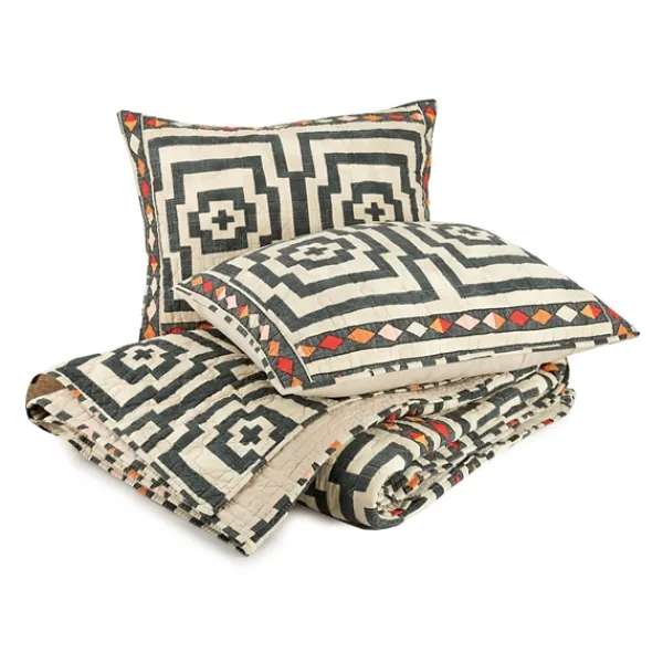 Quilts-Kirkland's Home Justina Blakeney Black Hypnotic Queen Quilt Set Black/White