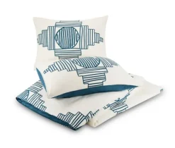 Duvets-Kirkland's Home Justina Blakeney Blue All Dance Queen Duvet Set Blue/White