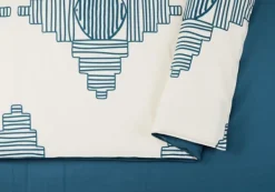 Duvets-Kirkland's Home Justina Blakeney Blue All Dance King Duvet Set Blue/White