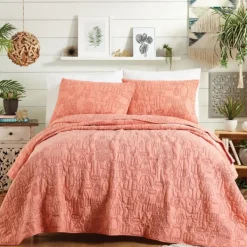 Quilts-Kirkland's Home Justina Blakeney Blush Hamsa King Quilt Set Pink