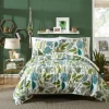 Duvets-Kirkland's Home Justina Blakeney Green Jardin King Duvet Set Green/Blue/White