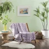Blankets & Throws-Kirkland's Home Justina Blakeney Lavender Patterned Throw Purple