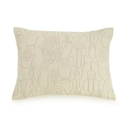 Quilts-Kirkland's Home Justina Blakeney Natural Hamsa King Quilt Set Tan