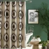 Shower Curtains-Kirkland's Home Justina Blakeney Soleil Shower Curtain Tan/Black