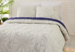 Quilts-Kirkland's Home Justina Blakeney Sun & Moon Twin Quilt Set Ivory/Blue