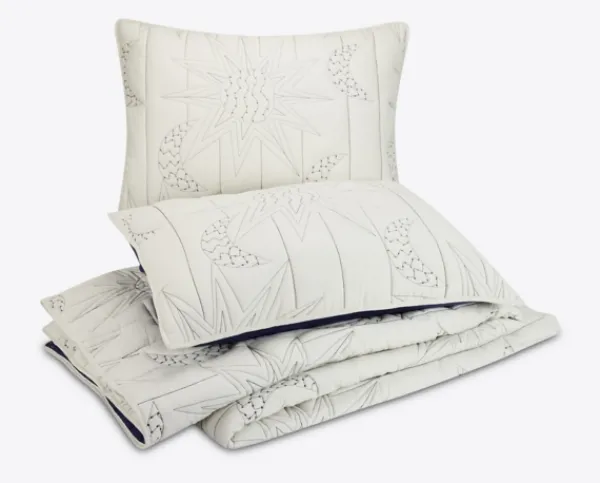 Quilts-Kirkland's Home Justina Blakeney Sun & Moon Twin Quilt Set Ivory/Blue