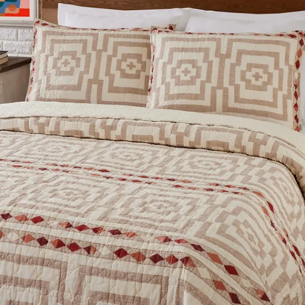 Quilts-Kirkland's Home Justina Blakeney Yellow Hypnotic Queen Quilt Set Yellow/White