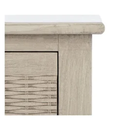 Accent & End Tables-Kirkland's Home Karson Carved Turned Legs Accent Table Gray
