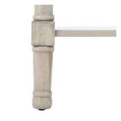 Accent & End Tables-Kirkland's Home Karson Carved Turned Legs Accent Table Gray