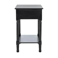 Accent & End Tables-Kirkland's Home Karson Carved Turned Legs Accent Table Black