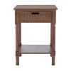 Accent & End Tables-Kirkland's Home Karson Carved Turned Legs Accent Table Brown