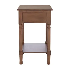Accent & End Tables-Kirkland's Home Karson Carved Turned Legs Accent Table Brown