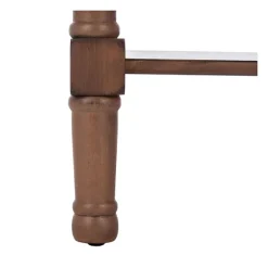 Accent & End Tables-Kirkland's Home Karson Carved Turned Legs Accent Table Brown
