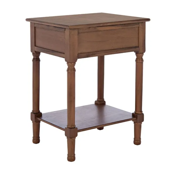 Accent & End Tables-Kirkland's Home Karson Carved Turned Legs Accent Table Brown