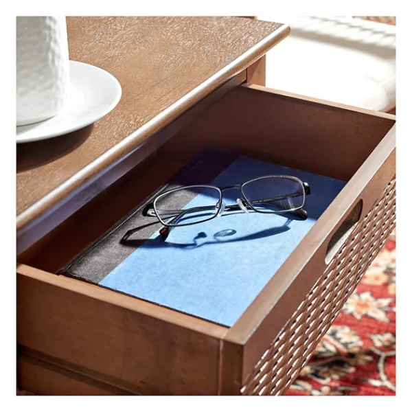 Accent & End Tables-Kirkland's Home Karson Carved Turned Legs Accent Table Brown