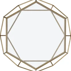 Coffee Tables-Kirkland's Home Kate Round Metal Coffee Table Gold