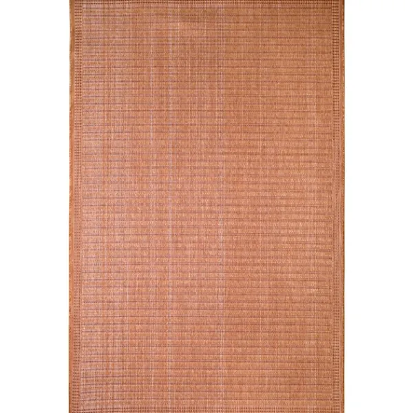 Outdoor Rugs-Kirkland's Home Kaya Rust Gradient Indoor/Outdoor Area Rug, 7X9 Orange