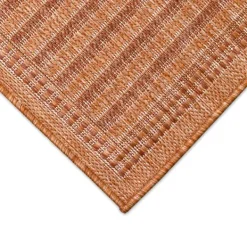 Outdoor Rugs-Kirkland's Home Kaya Rust Gradient Indoor/Outdoor Area Rug, 6X9 Orange