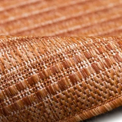 Outdoor Rugs-Kirkland's Home Kaya Rust Gradient Indoor/Outdoor Area Rug, 4X7 Orange