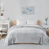 Blankets & Throws-Kirkland's Home King Oversize Plush Blanket Gray