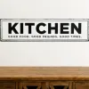 Wall Quotes & Signs-Kirkland's Home Kitchen Good Food Good Friends Good Times Plaque White
