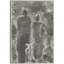 Framed Art-Kirkland's Home Know That We Love You Framed Canvas Art Gray/White