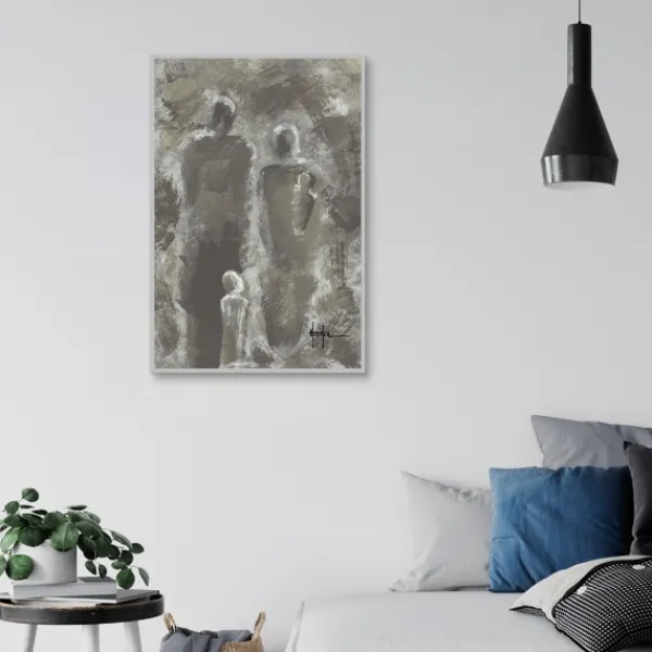 Framed Art-Kirkland's Home Know That We Love You Framed Canvas Art Gray/White