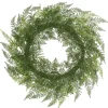 Wreaths-Kirkland's Home Lace Fern Wreath, 30 In. Green