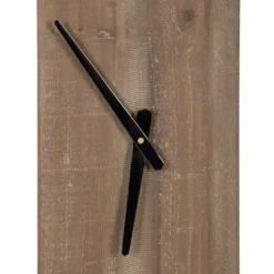 Clocks-Kirkland's Home Ladd Natural Wood Wall Clock Black