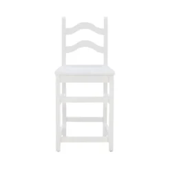 Bar Stools & Counter Height Stools-Kirkland's Home Ladder Back Counter Stools, Set Of 2 White